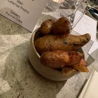 Roasted potatoes  at Nord in Liverpool