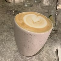 Decaf oat latte  at Nord in Liverpool