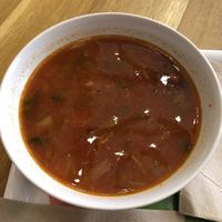 Moroccan tomato soup   at Supa Star 2 in Sofia