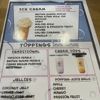 Vegan selection in green   at Manhua Cha in Newcastle Upon Tyne