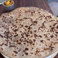 Stuffed paratha   at Mountain Momo in Edinburgh