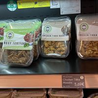 meat substitutes by gustav grün at REWE in Muenster
