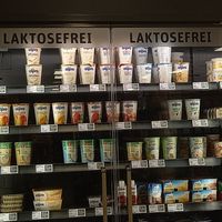 vegan yoghurts at REWE in Muenster