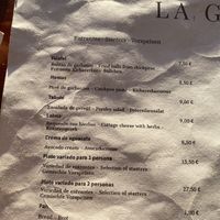 Vegan starters  at La Garbanza in La Gomera