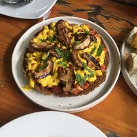 Pizza  at Rasayana Raw Food Cafe in Bangkok