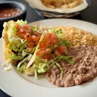 Hard Shell Taco Combo with Beyond Beeff  at El Gringo Mexican Restaurant  in El Segundo