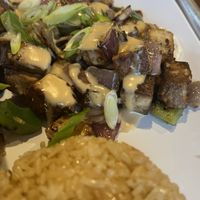 Tofu sisig  at Harana Market in Accord