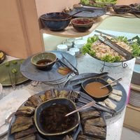 Buffet at Homie Vegan in Hanoi