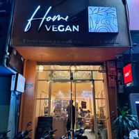 Entrance at Homie Vegan in Hanoi