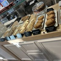 Vegan pastries (not all pictured are vegan)  at Home Of Greek Yogurt in North Attleborough