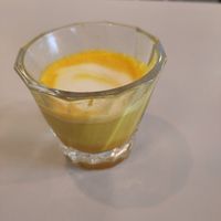 Turmeric latte! at Karibu Coffee in Hillsborough
