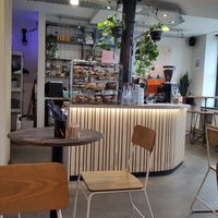Main counter at Karibu Coffee in Hillsborough