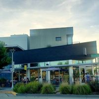 Exterior with patio seating. at Franquette in West Sacramento