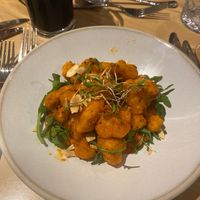 Vegan romesco cauliflower at The Clock House Bistro in Ballymena