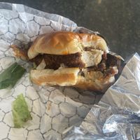 Buffalo 'chicken’ sandwich  at Mad Rabbit Cafe in Madison