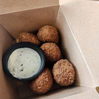 Bunny-less balls at Mad Rabbit Cafe in Madison