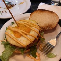 Breakfast burger  at Mad Rabbit Cafe in Madison