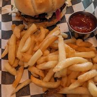 Fried chickn sandwhich at Mad Rabbit Cafe in Madison