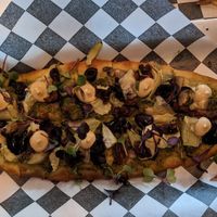 Rabbits delight flatbread at Mad Rabbit Cafe in Madison