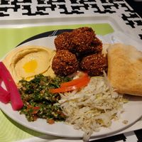 Falafel box at Boussi Falafel - Hamburg in Hamburg