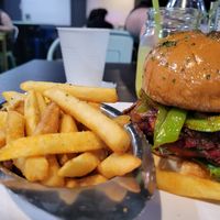 Vegan burger covered in butter :-( at The Krave in Raytown