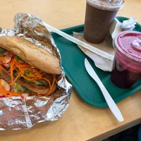 Bomb-Mi and Mocha Java and Selfie Juice at Luscious Lorraine's in Palm Desert