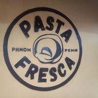 Fresh vegan pasta at Pasta Fresca in Phnom Penh