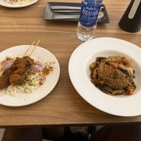 Tofu Suya and Pineapple Rice  at VeggieVictory in Lagos