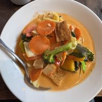 Red curry with pumpkin & tofu  at Hippie Thai in San Francisco