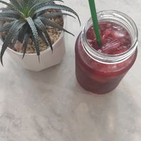Ice tea at Dragonfruit Café in Whangarei