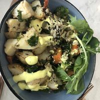 Potato and broccoli salad    at Dragonfruit Café in Whangarei