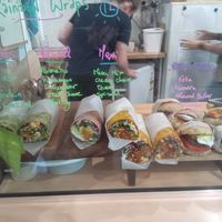 cabinet wraps at Dragonfruit Café in Whangarei