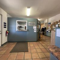 Order window and shop  at Blue Zone in Espanola