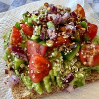 Avocado toast   at Blue Zone in Espanola