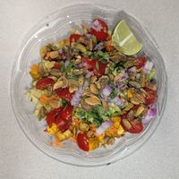 A quinoa free version of the protein bowl. Yum. at Blue Zone in Espanola