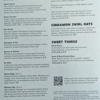 Menu at Blue Zone in Espanola