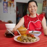 One of the sweet grannies at Chuan Siang in Chiang Mai