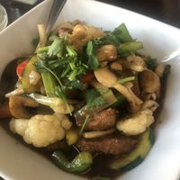 Faux chicken  at Leaf Vegetarian in Rotterdam