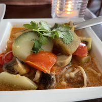 Tom Yum Curry   at Leaf Vegetarian in Rotterdam