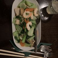 Shitake met paksoi   at Leaf Vegetarian in Rotterdam