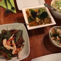 Tempeh with beans. And curry. Love it  at Leaf Vegetarian in Rotterdam