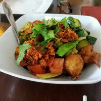 "Chicken" in XO sauce at Leaf Vegetarian in Rotterdam