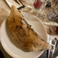 Calzone veggie at Pizzeria Vesuvio in Moncalieri