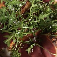 Mopur bresaola and rocket salad wholemeal pizza #Veganuary at Pizzeria Vesuvio in Moncalieri