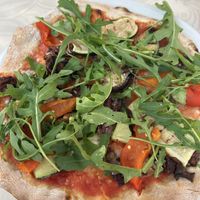 La pizza  at Pizzeria Vesuvio in Moncalieri