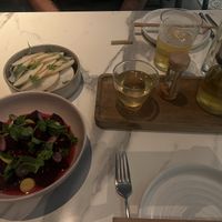 Beets and cabbage  at Kingfisher in San Diego