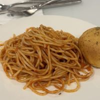 Spaghetti in tomato sauce    at Al Maha Lounge in Doha