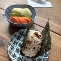 Umeboshi Onigiri and Nukazuke  at Heno Heno in Berlin