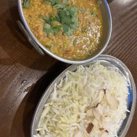 Dal fry and basmati ricee  at Mt Everest Indian Halal Restaurant - 인도 음식 in Jeju