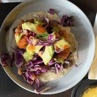 Cauliflower taco  at Alguito Vegano in Mexico City